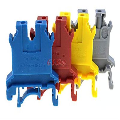 Davitu 10 UK-2.5B terminals, multiple color selectable terminals, connector UK2.5B - (Color: blue 10PCS)