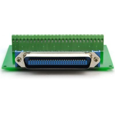 Davitu 50-Pin 0.085" Centronics Male Ribbon Connector Breakout Board.