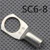 Davitu 1piece SC(JGK)6-8 tinned copper cable lugs crimp type Electric power fittings equipment contact B type view 1