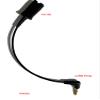2.5MM PLT QD Headset Bottom Cord - Short Cord - for Compatible PLT QD Headsets to Connect to Telephone with 2.5MM Headset Port view 1