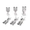 Davitu 10/25Pcs Set Uninsulated Female Spade Terminal Connectors Terminals Crimp Electrical Wire 1.5mm2/2.5mm2/6mm2 - (Color: 10PCS, Pins: 6mm2) view 2
