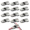 Davitu [Davitu]Wholesale T shape 2PIN Wire Terminal Block Connector Scotch Lock for 18-22AWG Electrical Wire,led strip Connector - (Color: Transparent case, Pins: 400pieces per pack) view 2