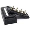 Davitu DC 48V 300A 4 Terminal Studs Busbar Power Distribution Block for Car Boat (Black) - (Color: Black) view 3