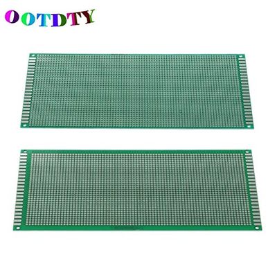 Onvas Single/Double Side Prototype PCB Tinned Universal FR4 Experimental Board 10x22cm - (Color: Singer Side)