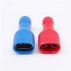 Davitu 50Pcs Red And Blue 6.3mm Female Spade Crimp Terminal Connector Insulated For 0.5-2.5mm Electrical Wire Cable Connection view 1