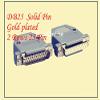 Davitu 1PCS/LOT YT360B DB25 Solid Pin Gold plated connectors 2 Rows 25 Pin COM Welding point - (Color: Red) view 4
