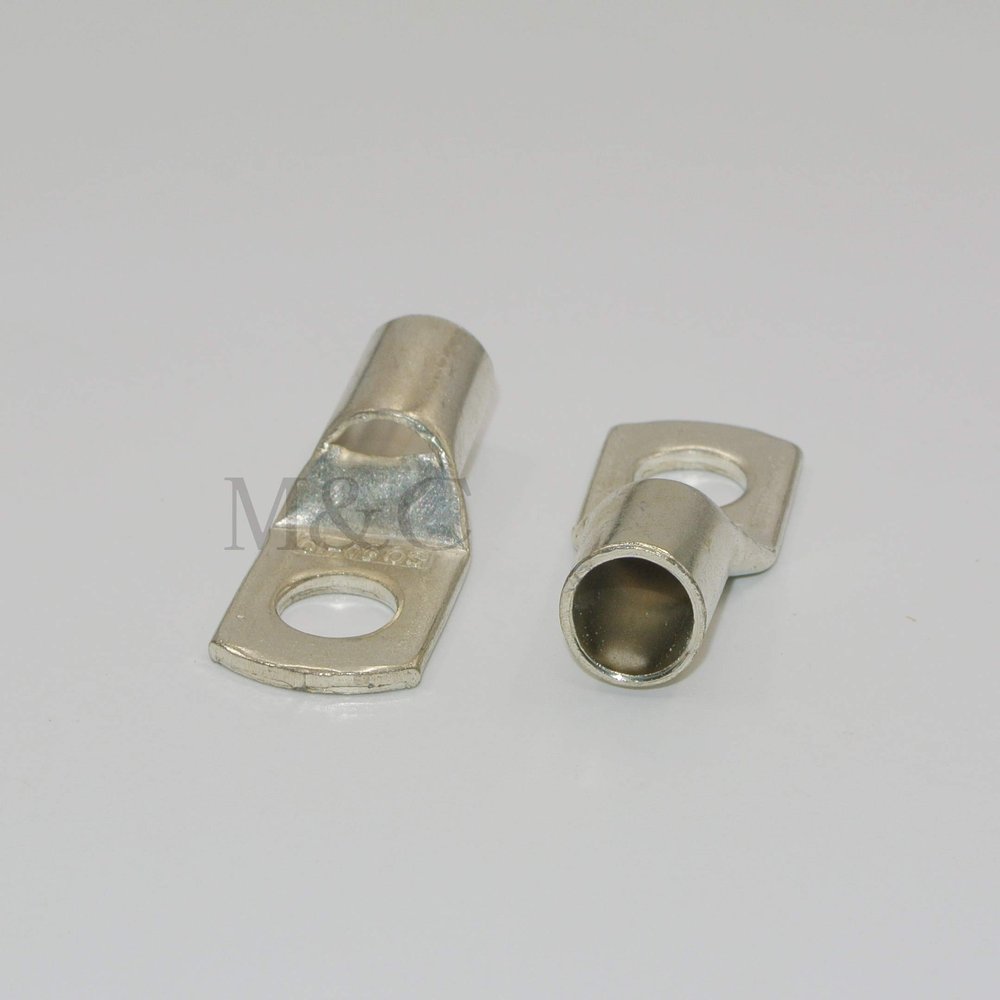 Davitu 200pcs/Lot SC16-6 16mm2 6mm SC16-8 16mm2 8mm 5AWG Bolt Hole Tinned Copper Cable lugs Battery Terminals - (Color: 16mm2 8mm 5AWG)
