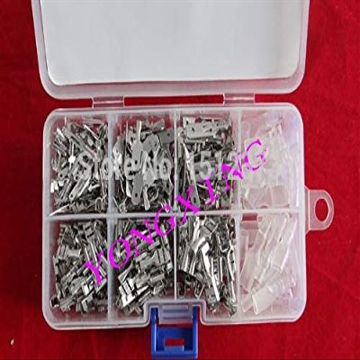 Davitu 300pcs/lot 2.8;4.8;6.3 terminal male and female and sleeves wire cable connector