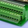 Davitu 50-Pin 0.085" Centronics Vertical Female Ribbon Connector Breakout Board. view 4
