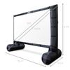 KODAK Inflatable Outdoor Projector Screen | 14.5 Feet, Blow-Up Screen for Movies, TV, Sports Games & More | Includes Air Pump, Storage Carry Case, Stakes, Repair Patches view 3