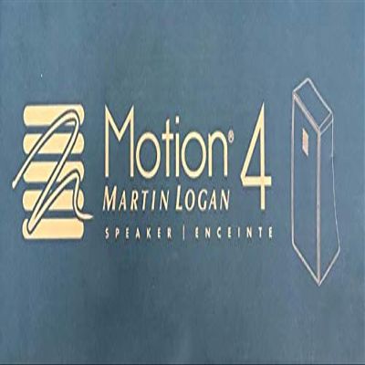MartinLogan Motion 4 Compact Bookshelf Speaker with Wall-Mount (Piano Black, Each)