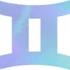 ANGDEST ODIAC Signs Gemini ICON Symbol (Hologram) (Set of 2) Premium Waterproof Vinyl Decal Stickers for Laptop Phone Accessory Helmet Car Window Bumper Mug Tuber Cup Door Wall Decoration view 1