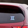 ANGDEST ODIAC Signs Gemini ICON Symbol (Hologram) (Set of 2) Premium Waterproof Vinyl Decal Stickers for Laptop Phone Accessory Helmet Car Window Bumper Mug Tuber Cup Door Wall Decoration view 2