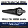 6,5 Black External Antenna Mast for Toyota Tacoma 1995-2018 - Automotive Antenna Replacement for Cars, Trucks & SUV - FM AM Radio Compatible - Car & Truck Exterior Accessories for Men & Women view 2