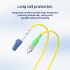 Jeirdus 3Meters 10ft LC/PC to FC/APC Fiber Optic Cable Jumper Optical Patch Cord Simplex Single-Mode 9/125 LC-FC view 4