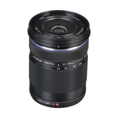 Olympus M.Zuiko Digital ED 40-150mm F4.0-5.6 R Zoom Lens, for Micro Four Thirds Cameras (Black) (Renewed)