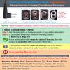 commountain Speaker Mic for Motorola Radios R2 CP100D CP200D CP200 CP185 CLS1410 CLS1110 BPR40D BPR40 RDU4100 RDU4160D RMU2040 RMU2080D CLS RDU RMU, PMMN4013 PMMN4013A 2 Pin Microphone-2 Pack view 2