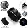 58mm Metal Standard Screw-in Standard Lens Hood with Centre Pinch Lens Cap for Canon Nikon Sony Pentax Olympus Fuji Sumsung Leica Camera +Cleaning Cloth view 2