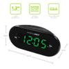 HANNLOMAX HX-123CR Alarm Clock Radio, AM/FM, 1.2 Green LED Display view 2