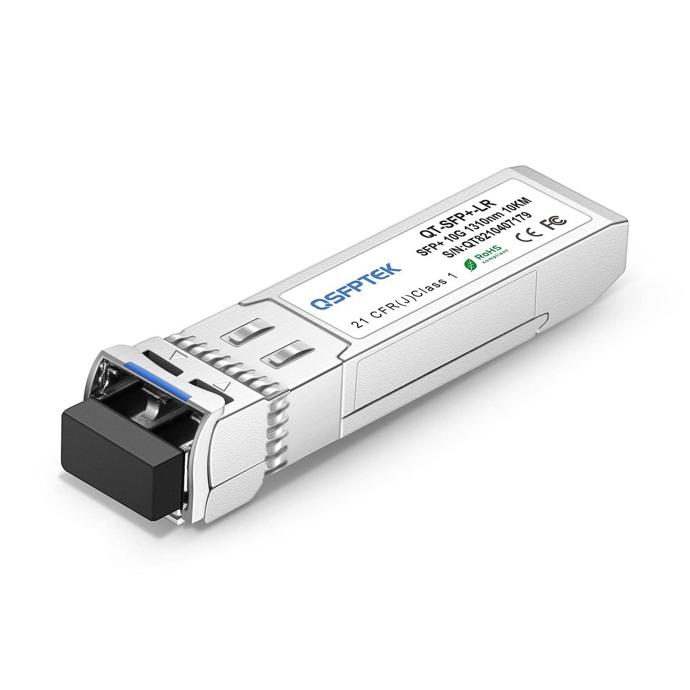 QSFPTEK 10G SFP+ Module 10GBASE-LR 1310nm 10km DDM SMF Single-Mode LC SFP+ Transceiver Compatible for Arista SFP-10G-LR