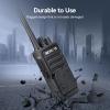 Retevis RT17 Walkie Talkies Rechargeable, Long Range Two Way Radio with Headset, Portable, USB Charging Base, Handheld FRS Radios for Adults School Church Healthcare Contractor(10 Pack) view 3