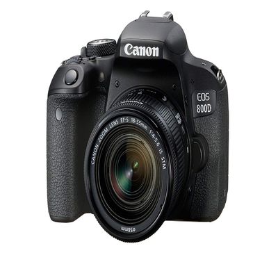 Canon EOS 800D Digital SLR with 18-55 is STM Lens Black