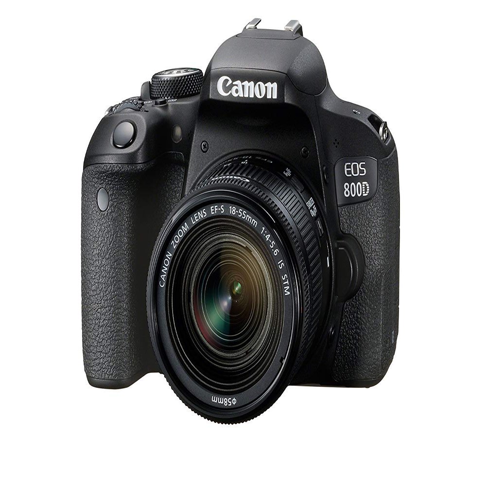 Canon EOS 800D Digital SLR with 18-55 is STM Lens Black