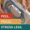 Aegis Adhesives - 4-Pack Label Tape Replacement for DYMO LetraTag Refills 91330 | 1/2" x 13' 12mm x 4m Black Print on White Paper Label Maker Tape | Compatible with DYMO LetraTag LT-100H Plus Printer view 4