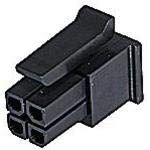 0430250400 Conn Housing F 4 POS 3mm Crimp ST Cable Mount Black Micro-Fit 3.0 Bag, (100 Items)