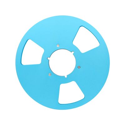 10" Full Aluminum Blank Tape Reel to Reel Recorder Empty Spool for Studer Revox Nagra Black Silver Gold Blue Red Pack of 1PC (Blue)