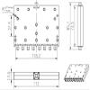 GSPDF0560S8 8-Way Power Divider Power Splitter Combiner SMA Tpye 5W 500-6000MHz view 2