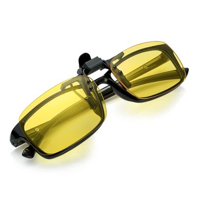 Pilestone TP-023 Yellow Lens Color Blind Glasses Clip-on for Yellow Blindness Indoor/Ourdoor Use