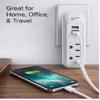 Wall Outlet Extender 2 AC Outlets & 2 USB Ports, Cruise Ship Approved, No Surge Protector Compact Travel Power Hub for Home, Dorm, Hotel & RV view 4