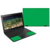 MightySkins Skin Compatible with Lenovo 500E Chromebook 11.6" (2018) - Solid Green | Protective, Durable, and Unique Vinyl Wrap Cover | Easy to Apply, Remove, and Change Styles | Made In The USA view 1