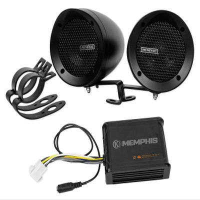 Memphis Audio Motorcycle Speakers Audio System for Royal Enfield Himalayan