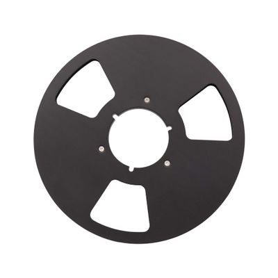 10" Full Aluminum Blank Tape Reel to Reel Recorder Empty Spool for Studer Revox Nagra Black Silver Gold Blue Red Pack of 1PC (Black)