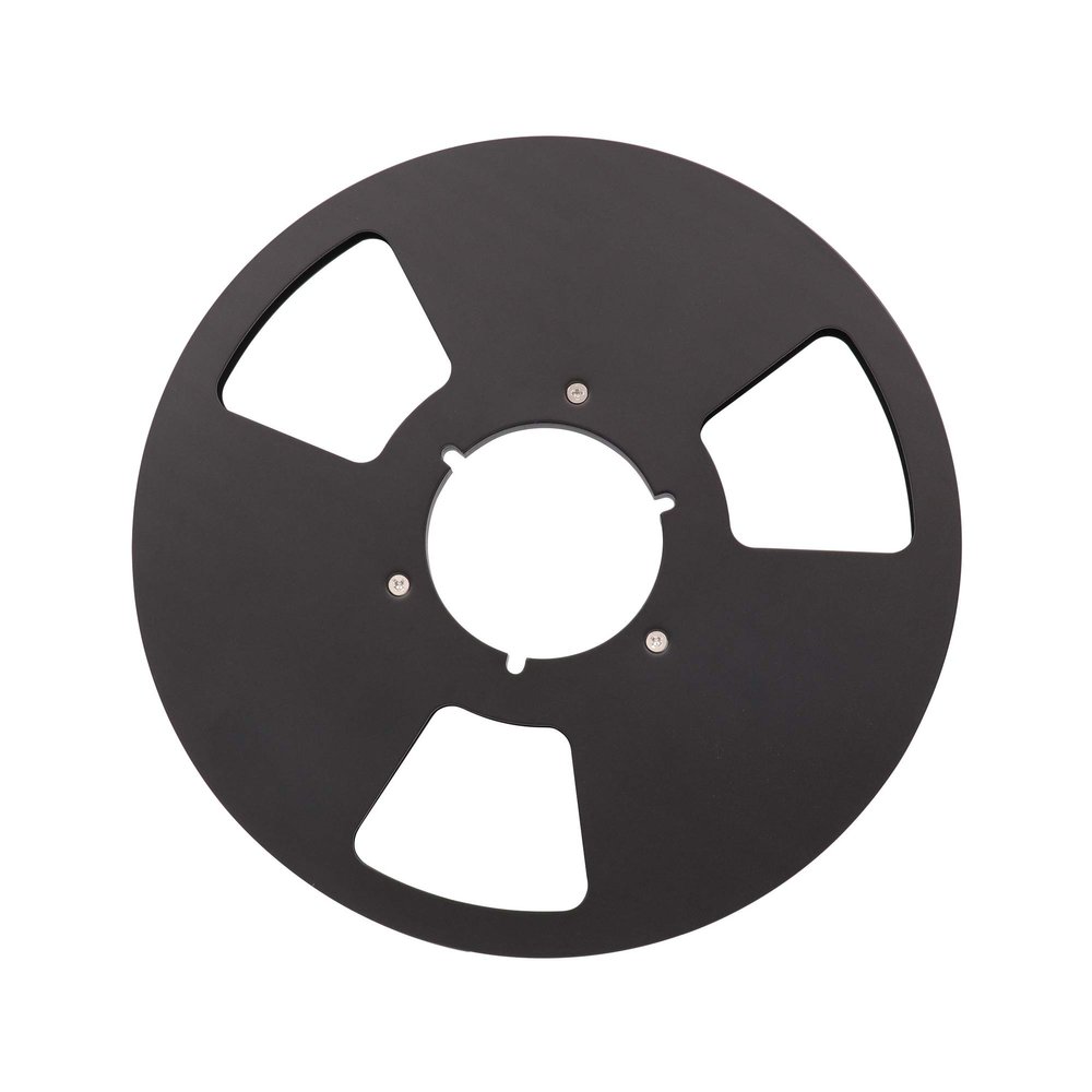 10" Full Aluminum Blank Tape Reel to Reel Recorder Empty Spool for Studer Revox Nagra Black Silver Gold Blue Red Pack of 1PC (Black)