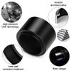 52mm Tele Metal Screw-in Lens Hood Sunshade with Centre Pinch Lens Cap for Canon Nikon Sony Pentax Olympus Fuji Sumsung Leica Camera + Cleaning Cloth view 2