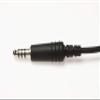 Wirenest GA Headset to Helicopter Adapter, Durable Molded Connectors, .206" and .25" Jacks to U-174 Plug view 2