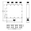 GSPDF1515N4 4-Way Power Divider Power Splitter Combiner N-F Tpye 8dB 1575.4210MHz view 4