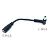 AkoMatial 5.5x2.1mm to 4.5x3.0mm DC Power Charger Adapter Right Angle Cable Laptop Accessories for HP Dell view 3