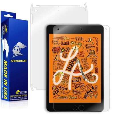 ArmorSuit MilitaryShield Full Body Skin Film + Screen Protector for iPad Mini 5 (2019) Wifi - Anti-Bubble HD Clear Film