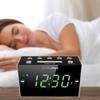 HANNLOMAX HX-122CR Alarm Clock Radio, PLL FM Radio, Dual Alarm, 1.2 inches Green LED Display, USB Port for 1A Charging, AC Power Operation only. view 3