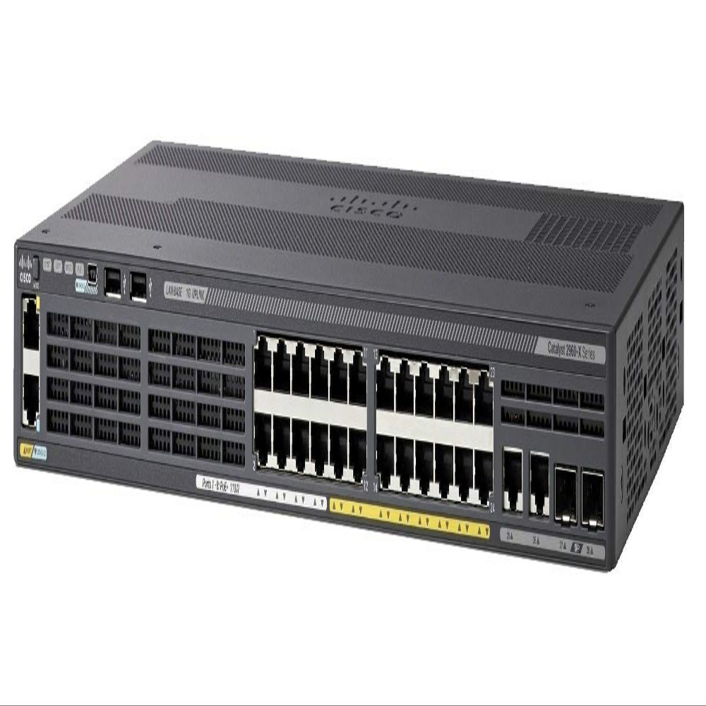 Cisco WS-C2960X-24PS-L 24 POE+GE+4 1GSFP, LAN Base SWITCHNew Sealed - Non-Chinese serials (Renewed)