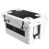 Wet Sounds Stealth SHIVR-55-WHT White High Output Audio Cooler Speaker System + Top Gator Step Kit - Black Over Whiskey view 1