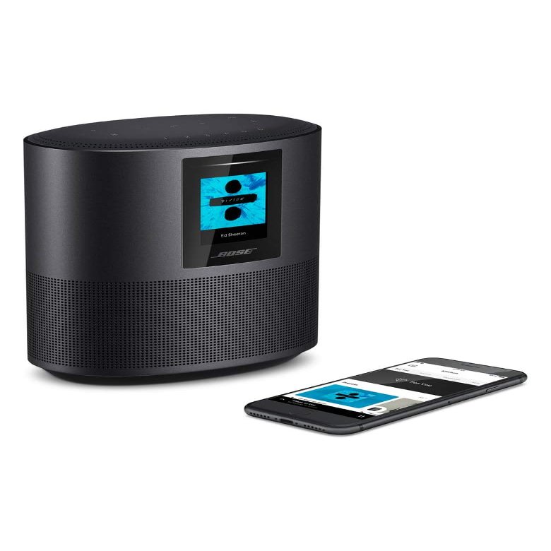 Bose Home Speaker 500: Smart Bluetooth Speaker with Alexa Voice Control Built-In, Black (Renewed)