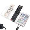 MyJell Acrylic TV Remote Control Holder Wall Mount Storage Box Media Organizer Mobile Phone Holder (Three Compartment) view 3