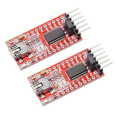 2pcs 5V 3.3V FT232RL FTDI USB to TTL Serial Adapter Module for Arduino Mini Port