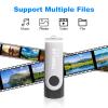 TOSPLUS 2Pack 32GB USB 2.0 Flash Drives Thumb Drives Memory Stick Jump Drive Zip Drive (Black/Blue) view 2