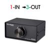Nobsound 1-IN-3-OUT XLR Audio Switch ; Balanced Audio Converter ; 3-Way Stereo Passive Audio Selector Switcher (MC103 Pro 3-Out) view 2